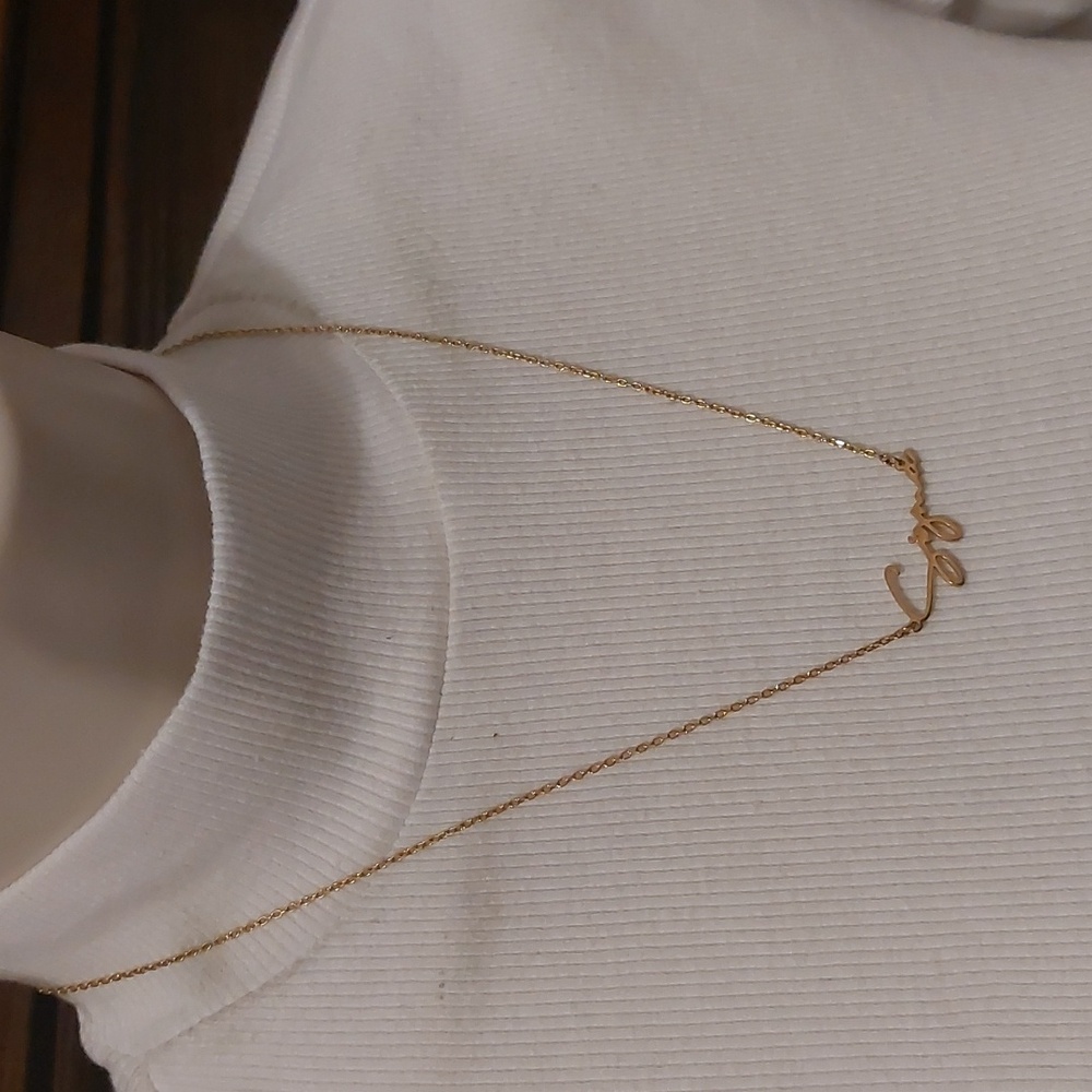 Sigma Gold Plated Name Script Dainty Personalized… - image 3